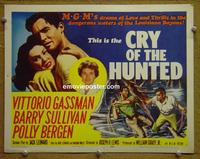 C197 CRY OF THE HUNTED title lobby card '53 Joseph H Lewis