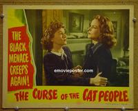 C988 CURSE OF THE CAT PEOPLE lobby card '44 Val Lewton