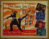 C199 DADDY LONG LEGS title lobby card '55 Fred Astaire