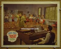 C998 DANCING MASTERS lobby card #4 '43 Oliver Hardy
