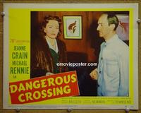 D001 DANGEROUS CROSSING lobby card #4 '53 Jeanne Crain