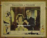 D010 DAUGHTERS OF PLEASURE lobby card 24 super young Clara Bow!