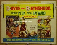 C201 DAVID & BATHSHEBA title lobby card '51 Peck