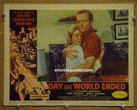 D017 DAY THE WORLD ENDED lobby card #4 '56 Roger Corman