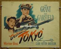 C208 DESTINATION TOKYO title lobby card '43 Cary Grant