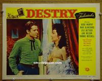 D035 DESTRY lobby card #6 '54 Audie Murphy, western