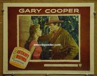 D048 DISTANT DRUMS lobby card #4 '51 Gary Cooper