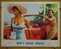 D058 DON'T MAKE WAVES lobby card '67 Claudia Cardinale
