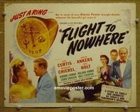 C242 FLIGHT TO NOWHERE title lobby card '46 Hoot Gibson