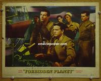 D128 FORBIDDEN PLANET lobby card #3 '56Nielsen at control panel
