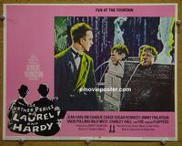 D147 FURTHER PERILS OF LAUREL & HARDY lobby card #4 '67