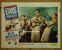 D165 GI BLUES lobby card #5 60 Elvis Presley strumming!