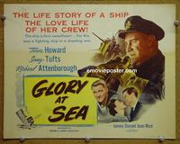 C257 GIFT HORSE title lobby card '53 WWII Navy