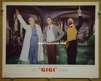D170 GIGI lobby card #2 R66 Maurice Chevalier, Jourdan