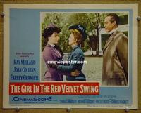 D171 GIRL IN THE RED VELVET SWING lobby card #7 55 Joan Collins