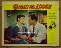 D174 GIRLS ON THE LOOSE lobby card #4 '58 Mara Corday