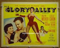 C261 GLORY ALLEY title lobby card52 boxing Ralph Meeker