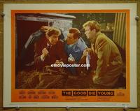 D186 GOOD DIE YOUNG lobby card #3 '54 Laurence Harvey