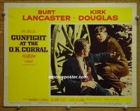 D211 GUNFIGHT AT THE OK CORRAL lobby card #6 '57 Lancaster