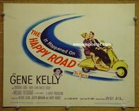 C275 HAPPY ROAD title lobby card '57 Gene Kelly, Laage