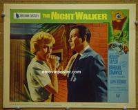 D613 NIGHT WALKER lobby card #8 '65 Taylor, Stanwyck
