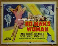 C418 NO MAN'S WOMAN title lobby card '55 Marie Windsor