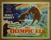 C431 OLYMPIC ELK title lobby card '52 Disney