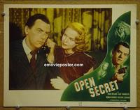 D638 OPEN SECRET lobby card #7 '48 John Ireland, film noir