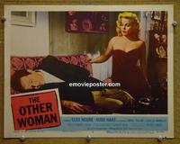 D641 OTHER WOMAN lobby card #6 '54 sexy Cleo Moore!