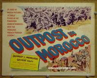 C436 OUTPOST IN MOROCCO title lobby card 49 George Raft