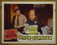 D649 OVER-EXPOSED lobby card '56 sexy Cleo Moore