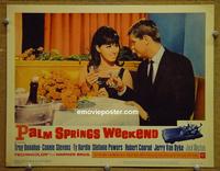 D654 PALM SPRINGS WEEKEND lobby card #6 63 Troy Donahue
