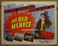 C464 RED MENACE title lobby card '49 bad Commies!