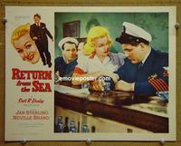 D746 RETURN FROM THE SEA lobby card '54 Jan Sterling