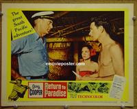 D748 RETURN TO PARADISE lobby card #3 '53 Gary Cooper