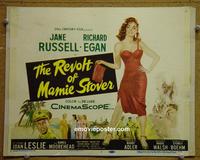 C468 REVOLT OF MAMIE STOVER title lobby card 56 Russell