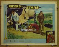 D756 RIDERS TO THE STARS lobby card #7 '54 Lundigan