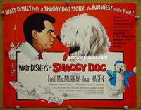 C495 SHAGGY DOG title lobby card '59 Disney, MacMurray
