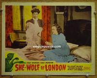 D845 SHE-WOLF OF LONDON lobby card #4 R51 June Lockhart