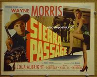 C500 SIERRA PASSAGE title lobby card '50 Wayne Morris