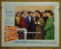 D854 SING BOY SING lobby card #5 '58 Tommy Sands