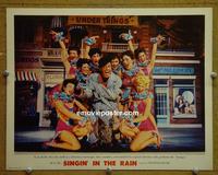 D859 SINGIN' IN THE RAIN lobby card #2 '52 Vaudeville scene!