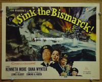 C502 SINK THE BISMARCK title lobby card 60 More, Wynter