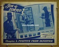 D887 SON OF ZORRO lobby card '47 Barcroft