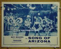 D888 SONG OF ARIZONA lobby card R54 Roy Rogers