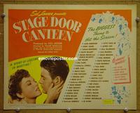 C518 STAGE DOOR CANTEEN title lobby card '43 all-star cast!