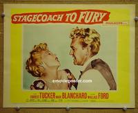 D906 STAGECOACH TO FURY lobby card #8 56 Forrest Tucker