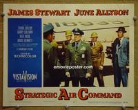 D929 STRATEGIC AIR COMMAND lobby card #2 '55 Stewart
