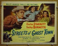 C525 STREETS OF GHOST TOWN title lobby card 50 Starrett