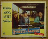 D934 STREETS OF LAREDO lobby card #2 '49 William Holden